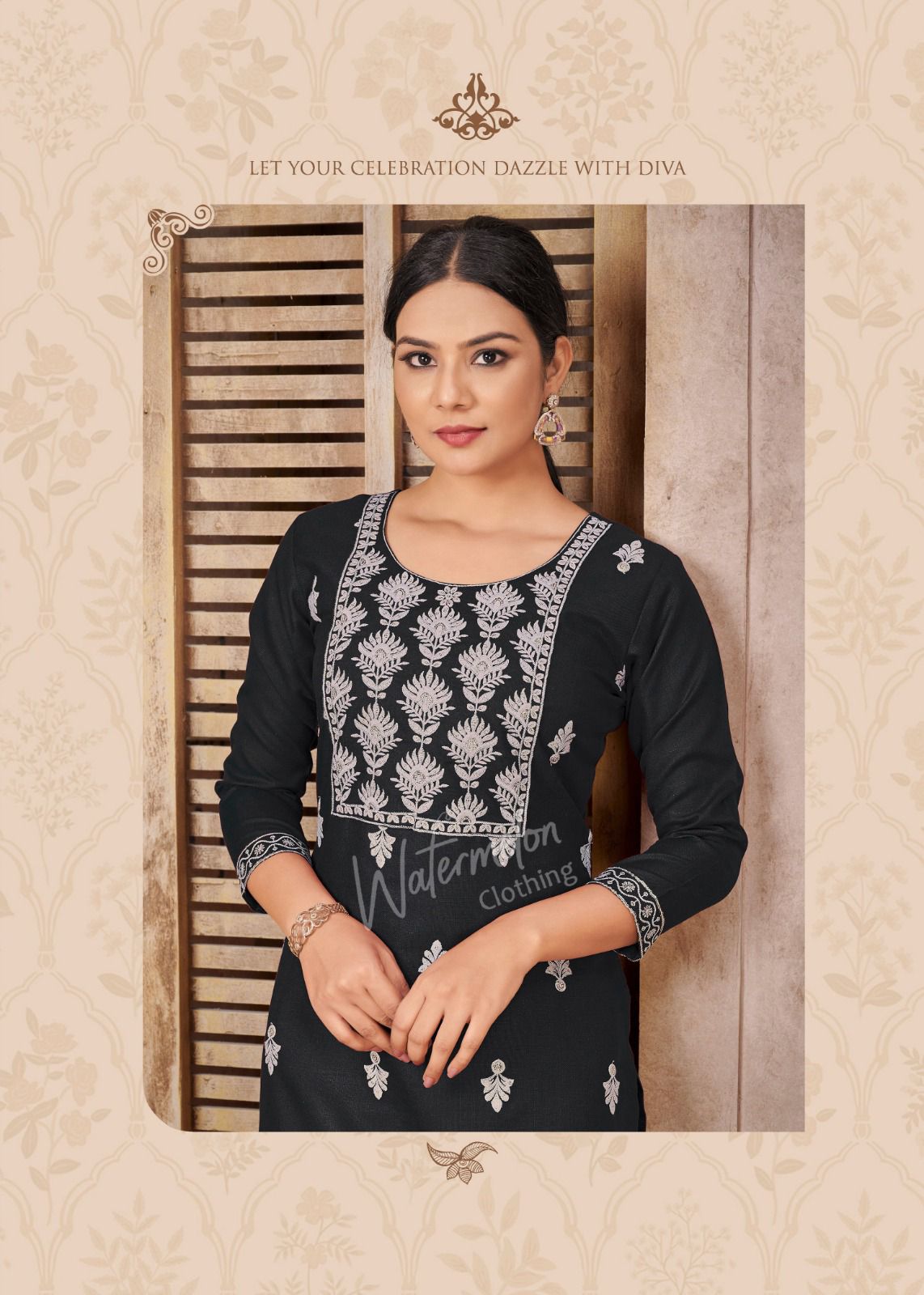 Yogita Cotton Embroidery Kurtis Catalog